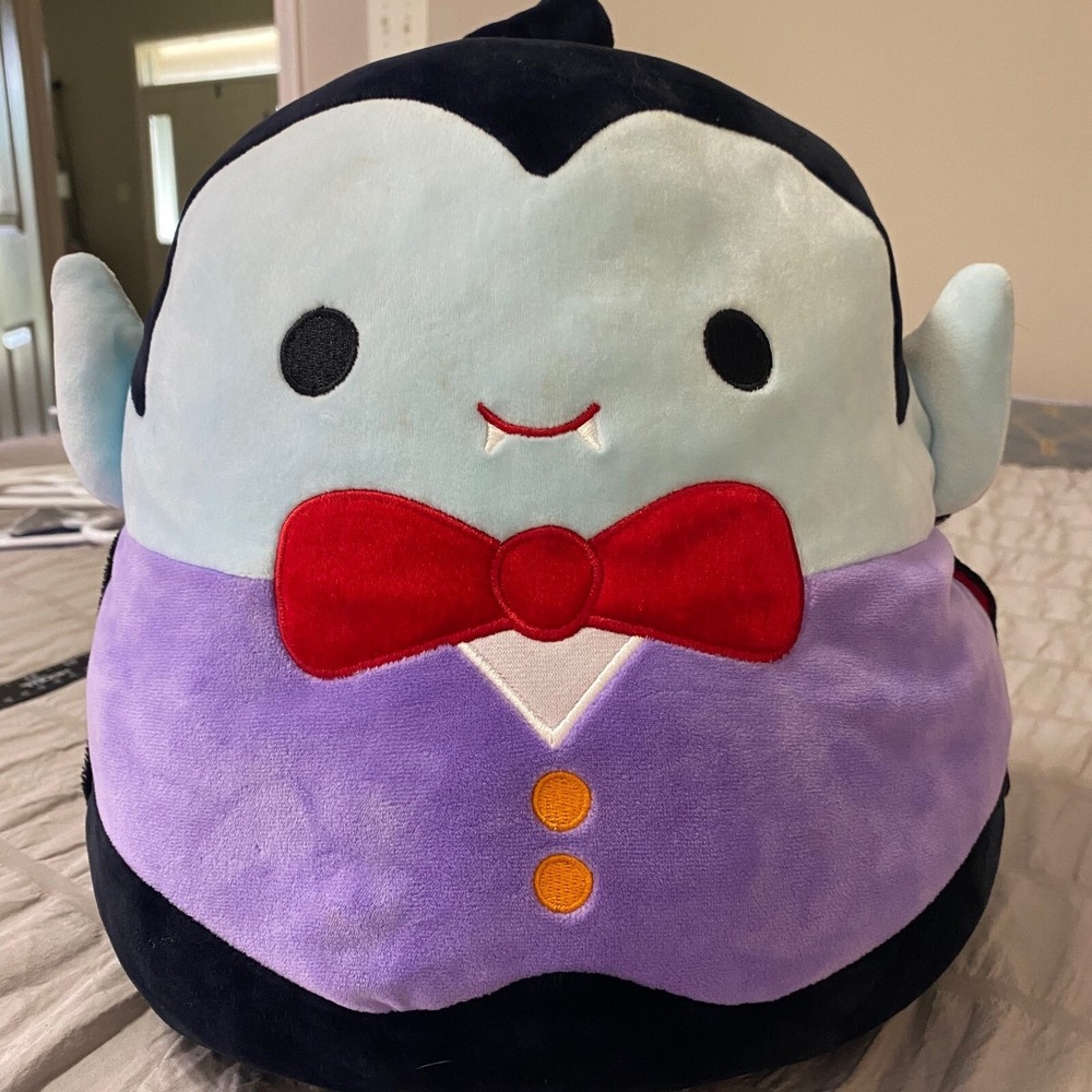 Squishmallows Vince Dracula KellyToys 2020 Halloweenโ Squishmallow With Cape